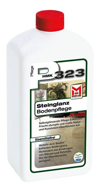 HMK P323 Steinglanz-Steinbodenpflege -1 Liter-